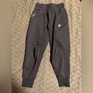 Black Jogger Pants with Logo